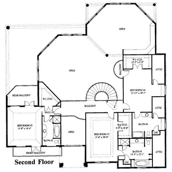 upper floor house blueprint