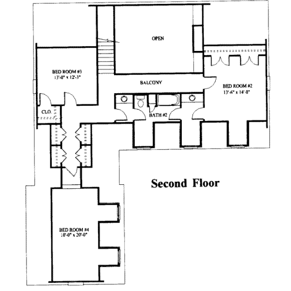 upper floor house blueprint