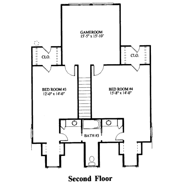 upper floor house blueprint