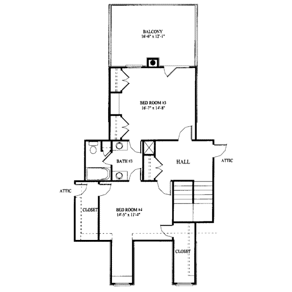upper floor house blueprint