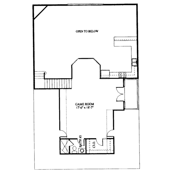 upper floor house blueprint