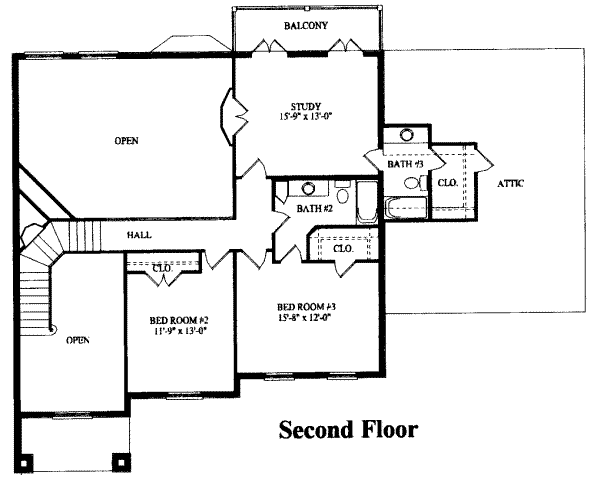upper floor house blueprint