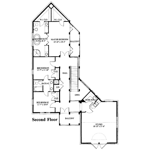 upper floor house blueprint