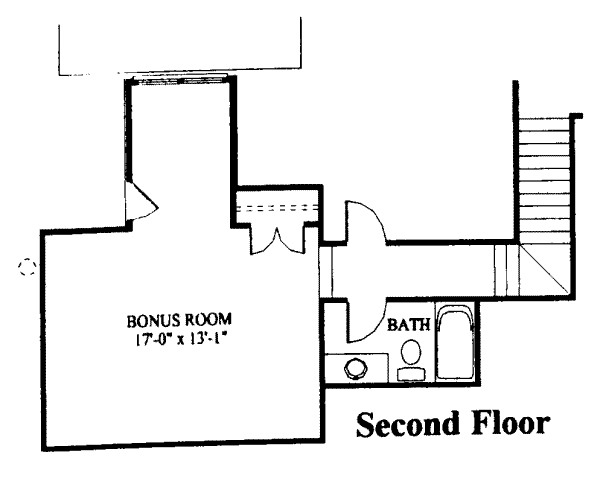 upper floor house blueprint