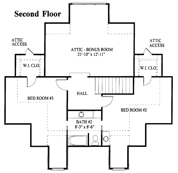 upper floor house blueprint