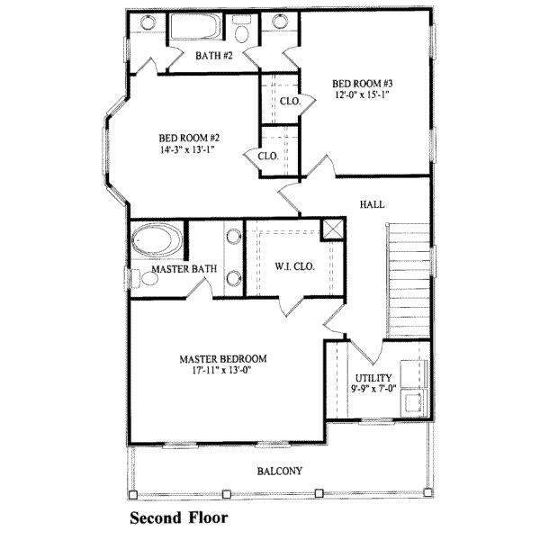upper floor house blueprint