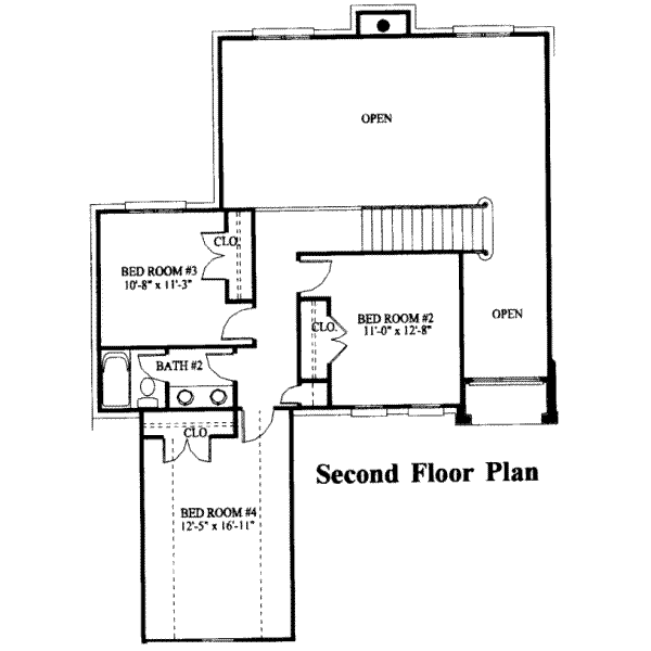 upper floor house blueprint