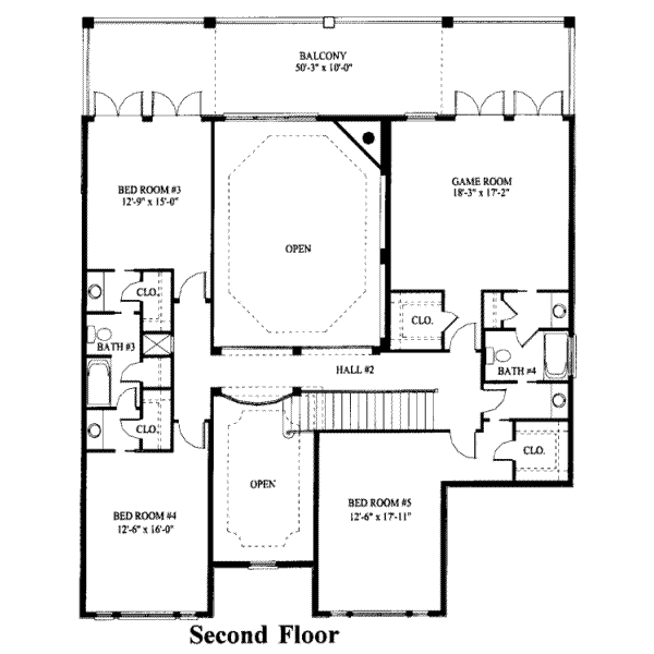 upper floor house blueprint