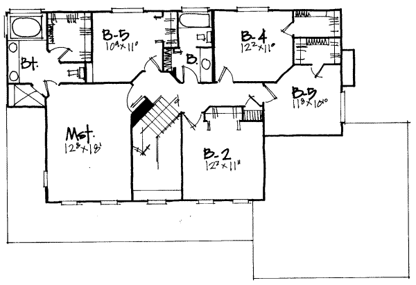 upper floor house blueprint