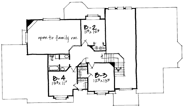 upper floor house blueprint