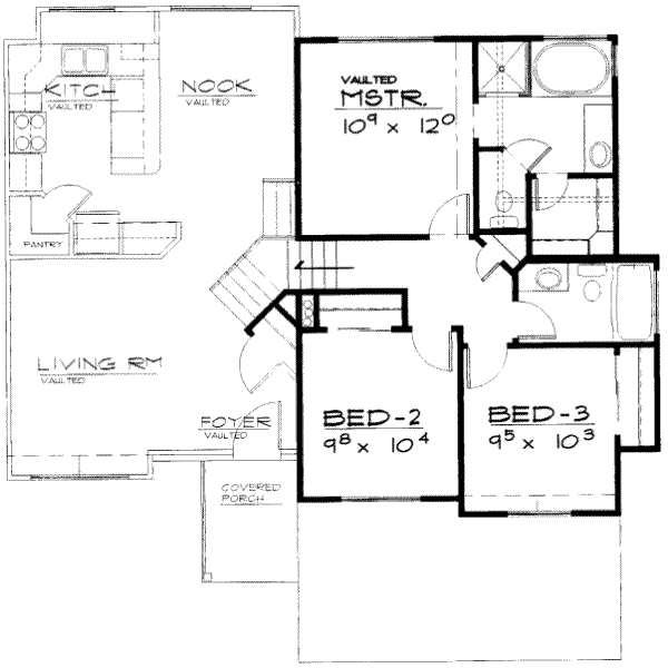 upper floor house blueprint