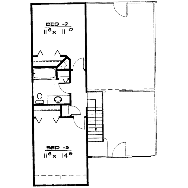 upper floor house blueprint