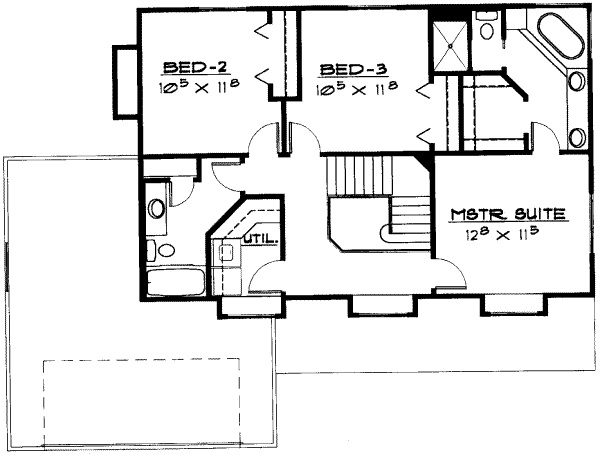 upper floor house blueprint