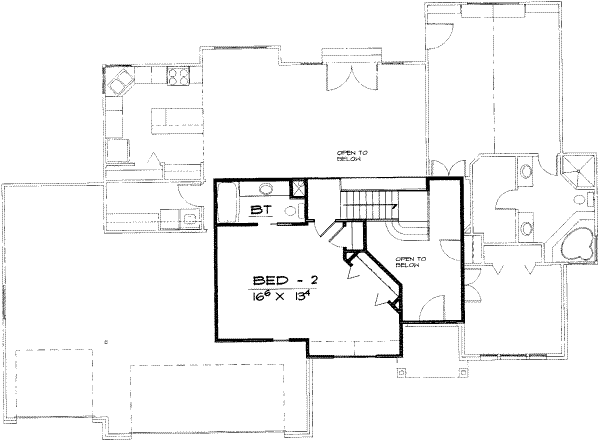 upper floor house blueprint