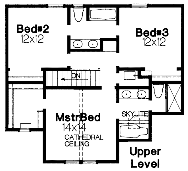 upper floor house blueprint