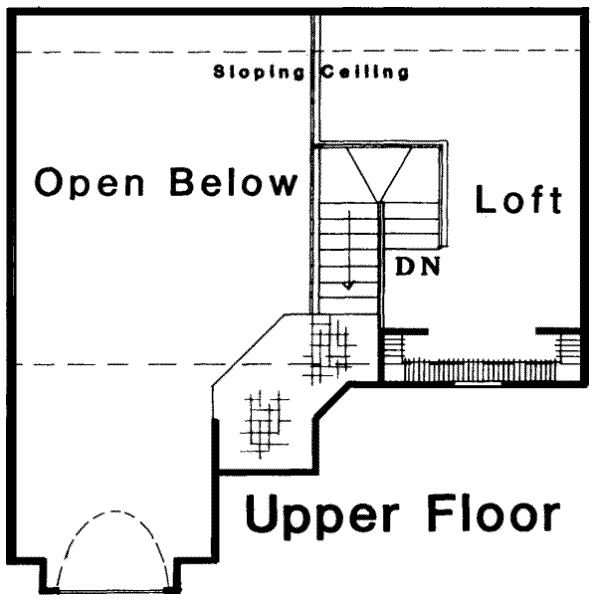upper floor house blueprint