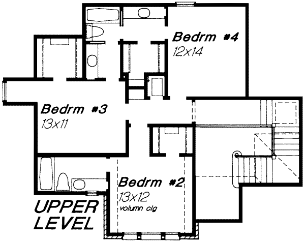 upper floor house blueprint