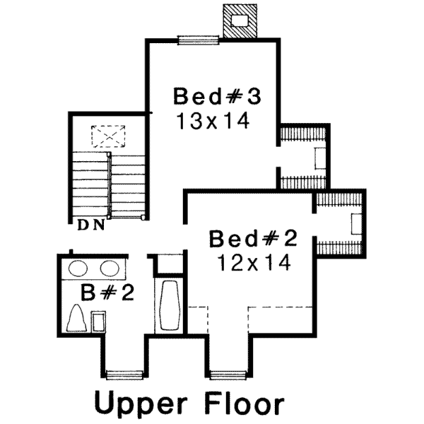 upper floor house blueprint