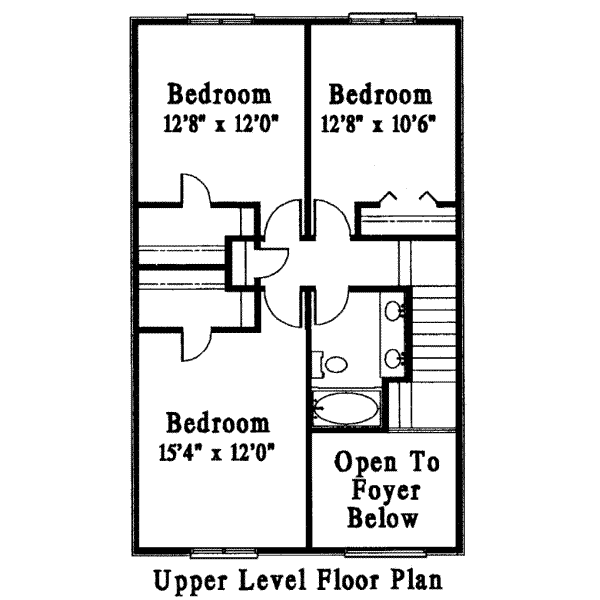 upper floor house blueprint