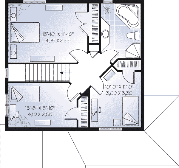 upper floor house blueprint
