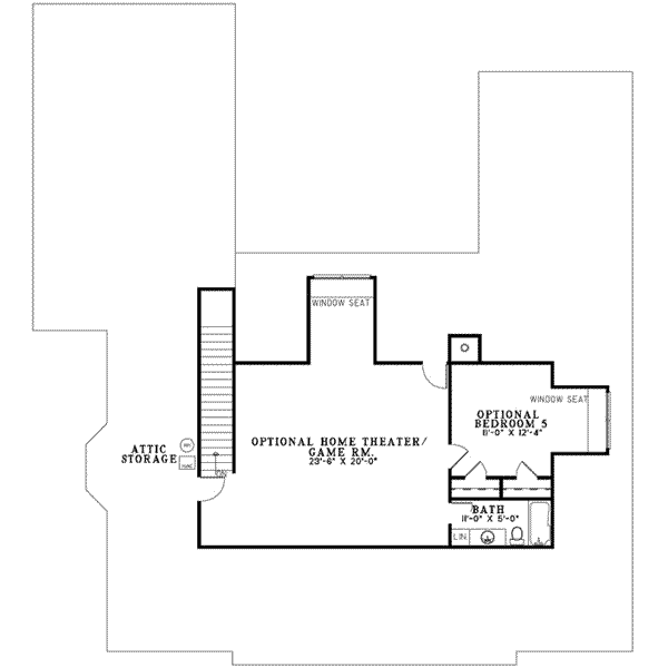upper floor house blueprint