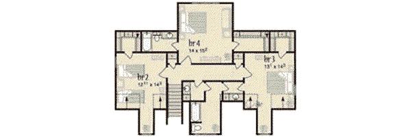 upper floor house blueprint