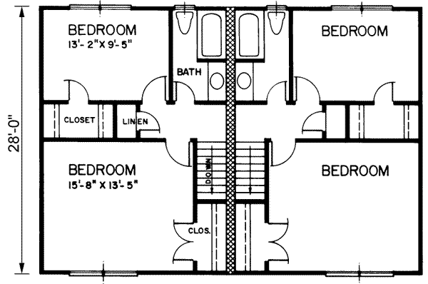 upper floor house blueprint