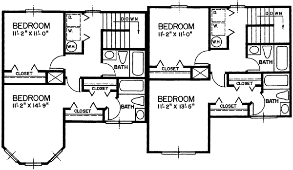 upper floor house blueprint