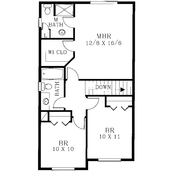 upper floor house blueprint