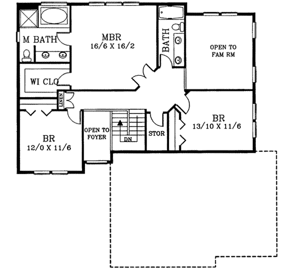 upper floor house blueprint