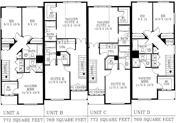 upper floor house blueprint