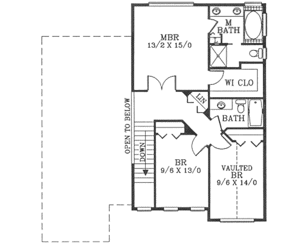 upper floor house blueprint