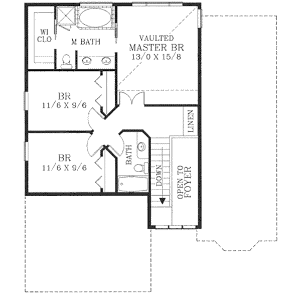 upper floor house blueprint