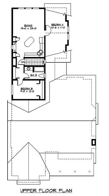upper floor house blueprint