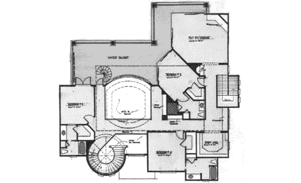 upper floor house blueprint