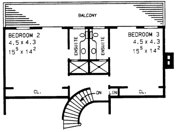 upper floor house blueprint