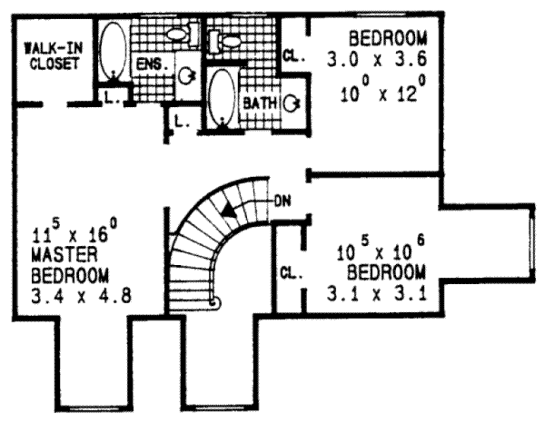 upper floor house blueprint