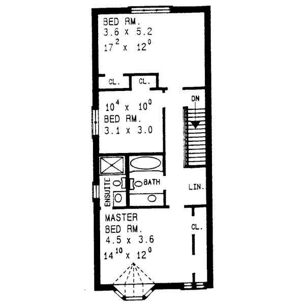 upper floor house blueprint