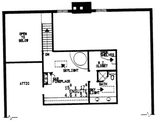 upper floor house blueprint