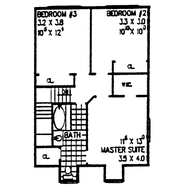 upper floor house blueprint