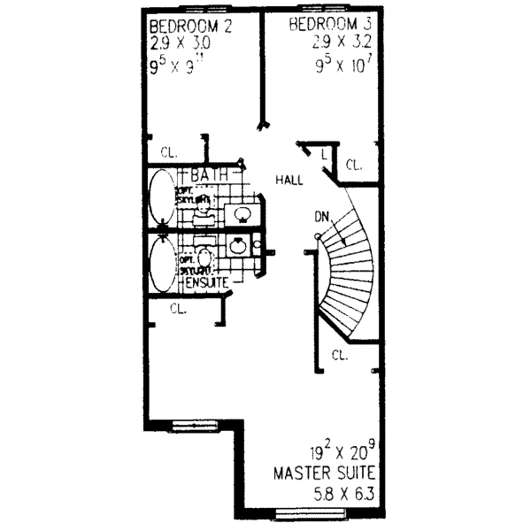 upper floor house blueprint