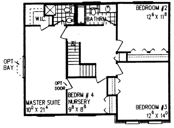 upper floor house blueprint