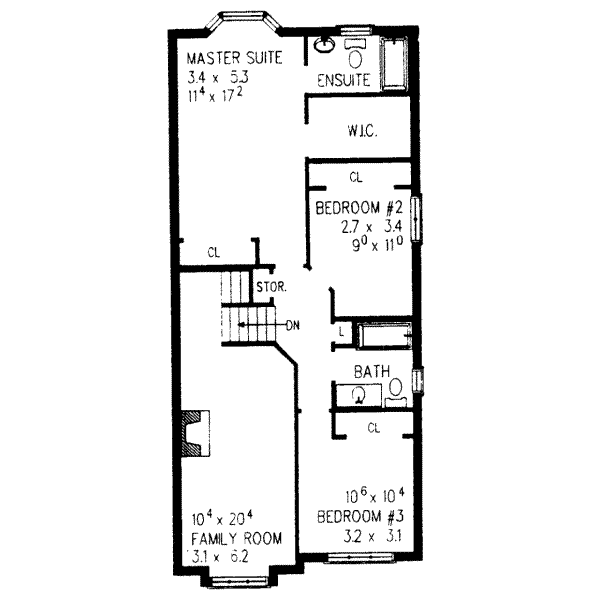 upper floor house blueprint