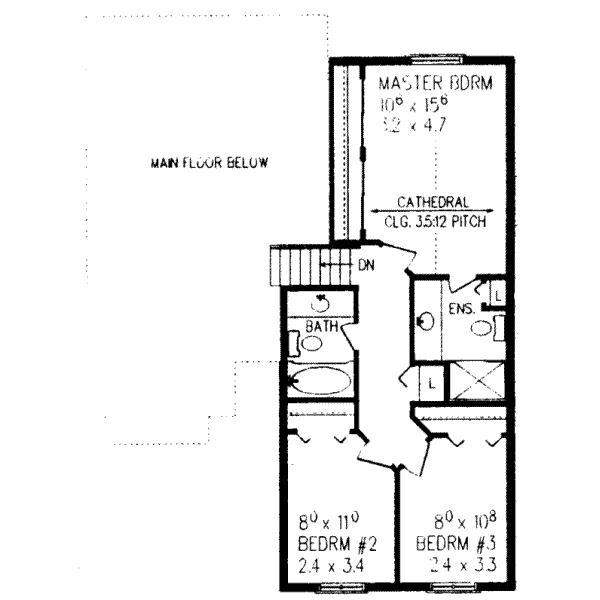 upper floor house blueprint