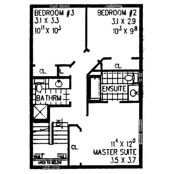 upper floor house blueprint