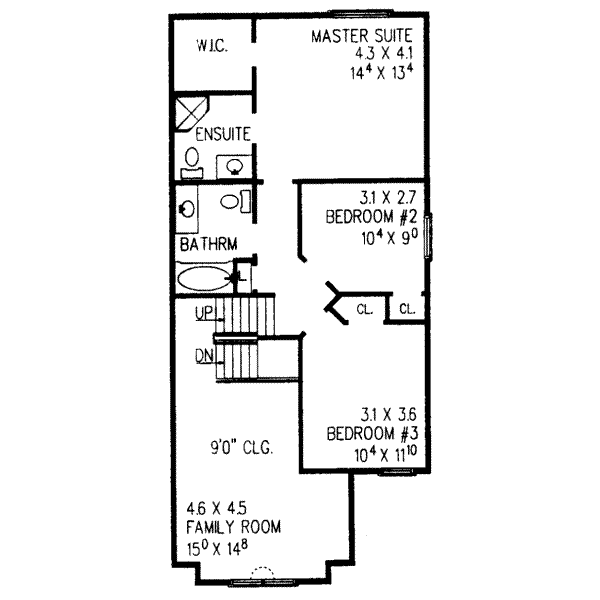 upper floor house blueprint