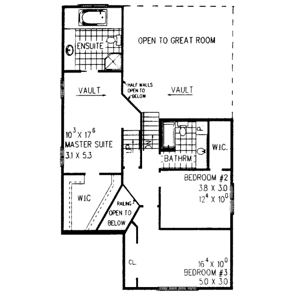 upper floor house blueprint