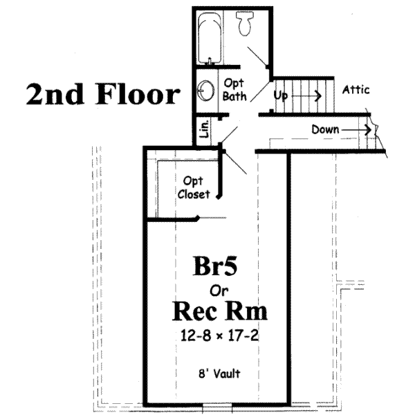upper floor house blueprint