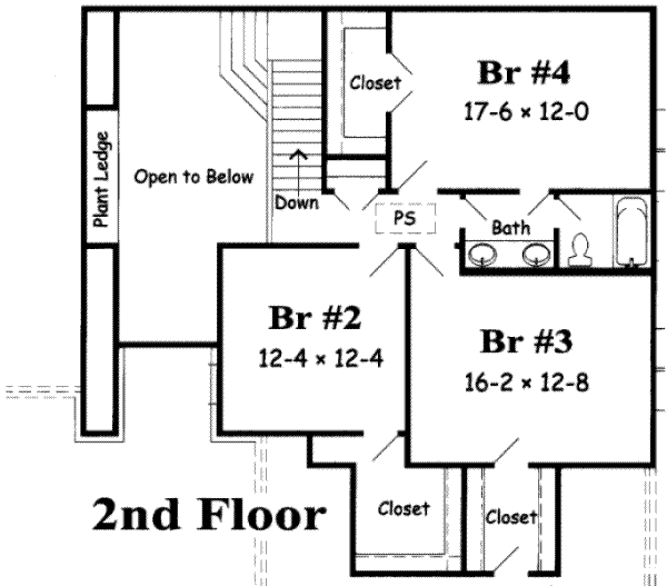 upper floor house blueprint