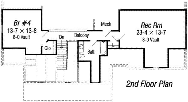 upper floor house blueprint